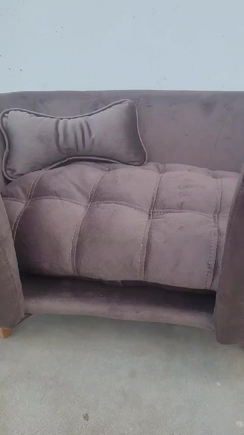 Poltrona Pet Conforto Luxo | Cama Sofá Cachorro e Gato | Lavável baby hanna veludo preto