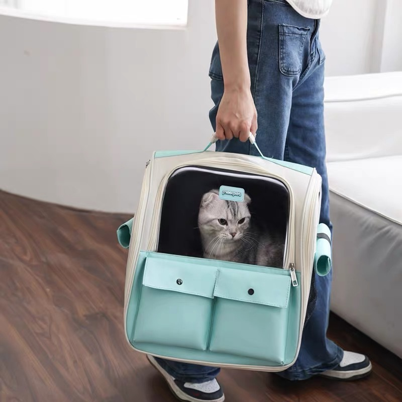 Bolsa de Transporte Pet Avião Viagem Mala para Cachorros e Gato Cabine mochila SQ5