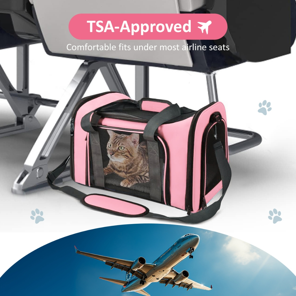 Bolsa Mala De Viagem Para Pet Transporte Aéreo De Cães E Gatos