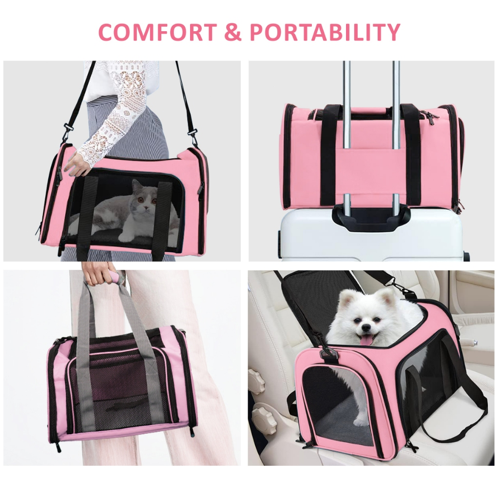 Bolsa Mala De Viagem Para Pet Transporte Aéreo De Cães E Gatos