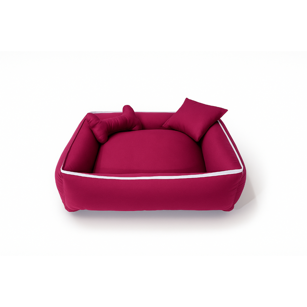 Cama Pet Média Cama para Cachorro Lavável 60x60 Para Animais até 15KG