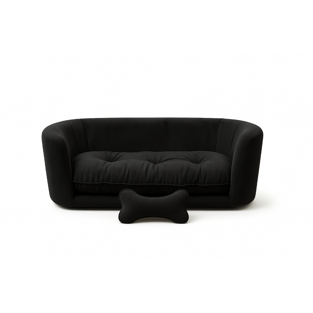 Caminha Cama Pet Cachorro Gato Porte Pequeno Medio Veludo Shitzu Spitz C Almofada Removivel Ossinho