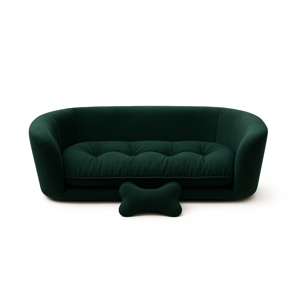 Caminha Cama Pet Cachorro Gato Porte Pequeno Medio Veludo Shitzu Spitz C Almofada Removivel Ossinho