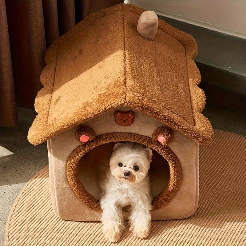 Casa para cães e gatos, mantenha aquecido, adequado para todas as estações, lavável removível, suprimentos para animais